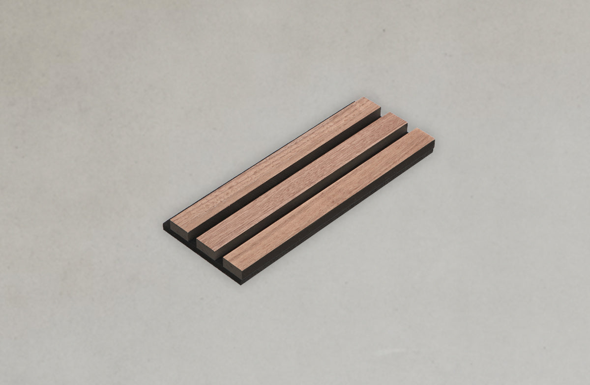 Everbilt Everbilt Wood Slat Acoustic Wall Panels 2PC Teak 0.83 in. x 23.8  in. JM1114-624-26WV - The Home Depot